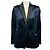 Giacca da smoking Akris blu navy / nero in seta
