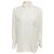 Camicia in cotone plissettata Optic White Loewe con ricamo logo Bianco