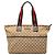 Borsa Tote Gucci GG Canvas Web beige