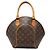 Bolso Louis Vuitton Monogram Ellipse PM Marrón Castaño