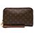 Bolso de mano Louis Vuitton Monogram Orsay Marrón Castaño