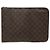 Borsa business Portfolio Louis Vuitton Monogram Poche Documents Marrone