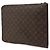 Borsa business Portfolio Louis Vuitton Monogram Poche Documents Marrone - vista 2