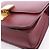 Céline Celine Classic Box Small Shoulder Bag em couro Burgundy Bordeaux - vista 10