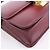 Céline Celine Classic Box Small Shoulder Bag em couro Burgundy Bordeaux - vista 11