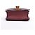 Céline Celine Classic Box Small Shoulder Bag em couro Burgundy Bordeaux - vista 9