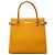 Borsa a mano Burberry in pelle gialla Giallo