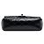 Borsa a tracolla Chanel Mini Rectangular Classic Single Flap in vernice nera Nero - vista 3