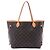 Sac cabas Louis Vuitton Monogram Neverfull MM Marron