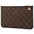 Bolso Louis Vuitton Monogram Neverfull MM Marrón Castaño - vista 2