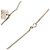 Silbernes Chanel CC Messing Stepp-Dog-Tag Anhänger Collier - Ansicht 5