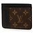 Portacarte Louis Vuitton Monogram Reverse Side Up Marrone - vista 2