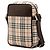 Borsa crossbody Burberry House Check in tela marrone - vista 2