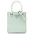 Tote Bolsa Satchel Prada Small em couro Spazzolato verde