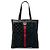 Borsa Tote Gucci Large GG Ophidia in velluto blu con banda Web