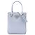 Sac à main Prada Small Spazzolato Leather bleu