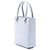 Sac à main Prada Small Spazzolato Leather bleu - vue 2