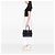 Borsa Galleria Double Zip in vitello con occhielli Prada Large City Nera Nero - vista 6