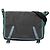 Sac messenger Burberry Large Tricolor en nylon et cuir Vert