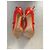Décolleté Valentino Garavani in pelle rossa borchiate Rosso - vista 10