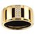 Anel Faixa Chaumet Class One #52 Dourado - vista 3