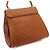 Bolso de piel acolchada Bally Castaño - vista 9