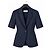 Vintage Max Mara Women's Navy Short Sleeve 100% Cotton Blazer – IT 42 Blu scuro