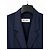 Vintage Max Mara Women's Navy Short Sleeve 100% Cotton Blazer – IT 42 Blu scuro - vista 3