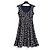 Vestido midi sin mangas con estampado de mariposas azul marino para mujer Weekend Max Mara – Talla L Blanco