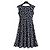 Vestido midi sin mangas con estampado de mariposas azul marino para mujer Weekend Max Mara – Talla L Blanco - vista 2