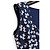 Vestido midi sin mangas con estampado de mariposas azul marino para mujer Weekend Max Mara – Talla L Blanco - vista 5
