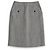 Falda lápiz Max Mara Puro Lino para mujer en lino 100% Grey Mélange – IT 44 Gris - vista 2