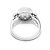 Anel Chopard Happy Diamonds em Ouro Branco 18K e Diamantes Prata - vista 3