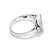 Anel Chopard Happy Diamonds em Ouro Branco 18K e Diamantes Prata - vista 4