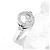 Anel Chopard Happy Diamonds em Ouro Branco 18K e Diamantes Prata - vista 5
