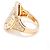 Anello Bulgari Bulgari Pavé in Oro Giallo 18K e Diamanti, Misura 52 D'oro - vista 2