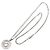 Chopard Happy Spirit Diamantenhalskette Silber - Ansicht 3