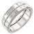Anillo Chopard Ice Cube 2 en oro blanco de 18K Plata - vista 2