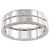 Anillo Chopard Ice Cube 2 en oro blanco de 18K Plata - vista 3
