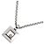 Chopard Happy Diamonds Square Halskette Silber