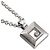 Chopard Happy Diamonds Square Halskette Silber - Ansicht 4