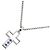 Collier Croix Chopard Happy Diamonds Saphir Argenté - vue 2