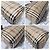 Borsa a mano Burberry Haymarket Check Marrone Beige - vista 10