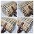 Borsa a mano Burberry Haymarket Check Marrone Beige - vista 9