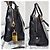 Prada Mala Tote Medium Esplanade em Couro Saffiano Cinza/Preto - vista 6