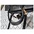 Prada Mala Tote Medium Esplanade em Couro Saffiano Cinza/Preto - vista 7