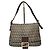 Borsa Fendi Zucchino Vitello Mama Baguette - Beige/Marrone