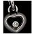 Colar Chopard Happy Diamonds Heart Prata - vista 9