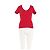 Autre Marque Top de algodón rojo Damson Madder Roja