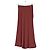 Autre Marque Gonna midi bordeaux in cotone CORTANA XS Bordò